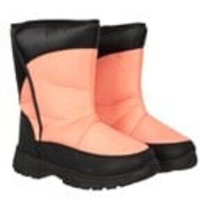 Snow Boots Size 13 US Size 12UK Peach Velcrow Closure